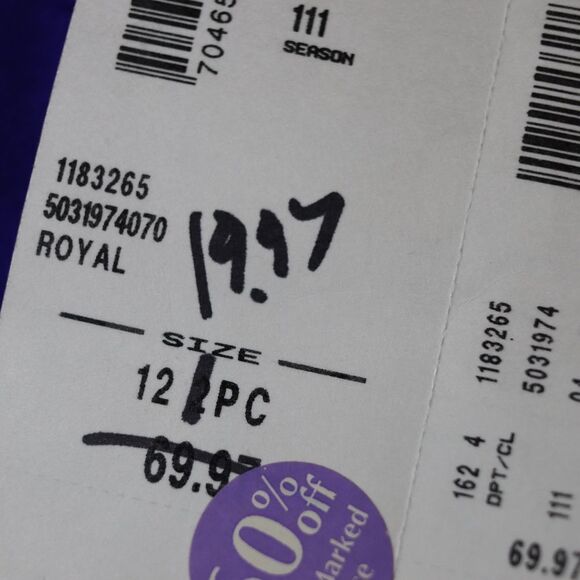 Vintage Vision Apparel Royal Purple Silk Pants 12 - Picture 13 of 14